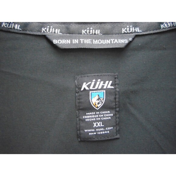 KUHL Kovert Mens Size 2XL Double Kross Moto Style Jacket Vtg Patina Fade Black - Picture 5 of 16